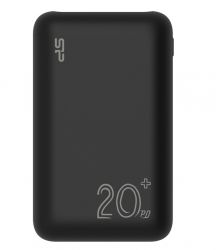    20000 mAh, Silicon Power QS58, Black, 18 , 2xUSB (QC 3.0) / Type-C (PD 3.0),  smartSHIELD (SP20KMAPBKQS580K)