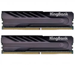 ' 16Gb x 2 (32Gb Kit) DDR4, 3600 MHz, KingBank, Silver, 18-22-22-42, 1.35V,   (KB3600H16X2)