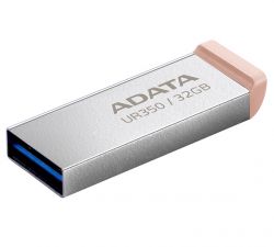   USB 32Gb ADATA UR350, Silver/Brown, USB 3.2 Gen 1,  100 / (UR350-32G-RSR/BG)