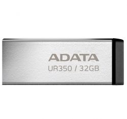   USB 32Gb ADATA UR350, Silver/Black, USB 3.2 Gen 1,  100 / (UR350-32G-RSR/BK) -  2