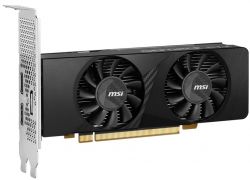  GeForce RTX 3050, MSI, OC, 6Gb GDDR6, 96-bit, 2xHDMI/DP, 1492/14000 MHz (RTX 3050 LP 6G OC) -  3