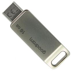 USB 3.2 / Type-C Flash Drive 16Gb Goodram ODA3, Silver (ODA3-0160S0R11) -  1