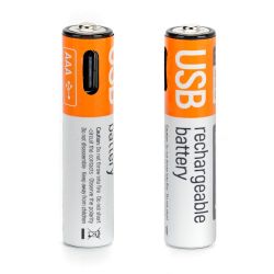  AAA, 590 mAh, ColorWay, 2 , 1.5V, Type-C (5V, 250 mA), Li-Pol (CW-UBAAA-09) -  3