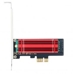 - Fenvi SSD-X1  , PCI-E X1,  1 x SSD M.2 ( M, NVMe),  : 2230/2242/2260/2280/ (PCI-Ex1- M.2 M-key), heat sink