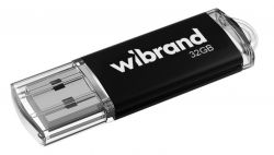 USB Flash Drive 32Gb Wibrand Cougar, Black (WI2.0/CU32P1B)