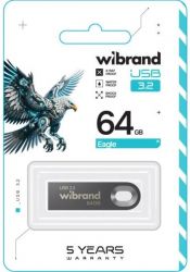 USB 3.2 Flash Drive 64Gb Wibrand Gen1 Eagle Grey (WI3.2/EA64U10G) -  2