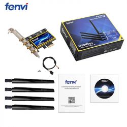   PCI-E x1, Fenvi FV-T919, WiFi 5 ( 1300 Mbps), Bluetooth 4.0, BCM94360, 4   -  2