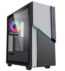  GameMax ZORRO COC, Black,  , Midi Tower, E-ATX / ATX / Micro ATX / Mini-ITX, 1xType-C / 1xUSB 3.1, . CPU - 170  / VGA - 360 , 1x120  ARGB,     