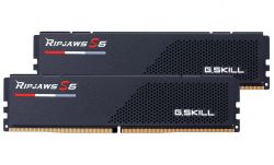  32Gb x 2 (64Gb Kit) DDR5, 5200 MHz, G.Skill Ripjaws S5, Black, 40-40-40-83, 1.1V,  , XMP (F5-5200J4040A32GX2-RS5K)