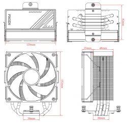    ID-Cooling FROZN A410, Black, 120 , 4  , /, 500200 ~ 200010% RPM, 29.85dB(A) Max, Intel: 1851, 1700, 1200, 1150, 1151, 1155, 1156, AMD: AM4/AM5, 15273120 , 4-pin PWM,  220  -  7