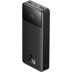    20000 mAh, Baseus Bipow, Black, 25 , 1xType-C (PD 3.0) / 2xUSB (QC3.0),  LED  (PPBD080001) -  2