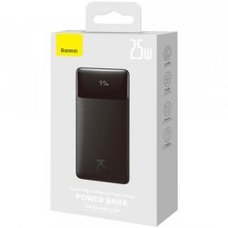    20000 mAh, Baseus Bipow, Black, 25 , 1xType-C (PD 3.0) / 2xUSB (QC3.0),  LED  (PPBD080001) -  4