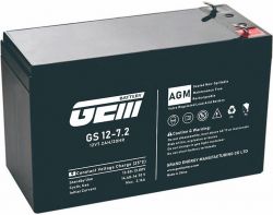   GEM Battery, 12V, 7.2 , AGM, M6, 151x65x98 , 2.2  (GS 12-7.2)