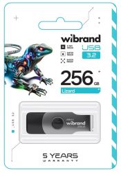   USB 256Gb Wibrand Lizard, Grey, USB 3.2 Gen 1 (WI3.2/LI256P9B) -  2