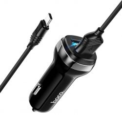    Hoco Z40, Black, 2xUSB, 2.4A