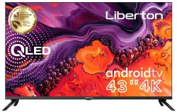  43" Liberton LTV-43Q01AT UltraHD 3840x2160 60Hz, Smart, DVB-T2, HDMI, USB, VESA 200x200