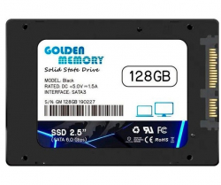 SSD  Golden Memory 128Gb SATA3 2.5" 3D TLC (GMSSD128GB) -  1