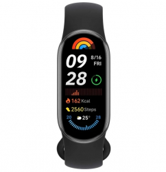 Գ- Xiaomi Mi Smart Band 9, Midnight Black, AMOLED  1.62" (192x490), 128Mb / 8Mb, Bluetooth 5.2, 233 mAh