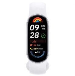 - Xiaomi Mi Smart Band 9, Glacier Silver, AMOLED  1.62" (192x490), 128Mb / 8Mb, Bluetooth 5.2, 233 mAh