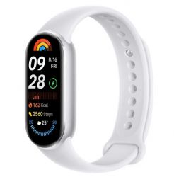 - Xiaomi Mi Smart Band 9, Glacier Silver, AMOLED  1.62" (192x490), 128Mb / 8Mb, Bluetooth 5.2, 233 mAh -  2