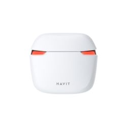   Havit TW929 PRO TWS, White, Bluetooth V5.3, ,  13 ,  , USB-C, 40 mAh / 400 mAh -  8