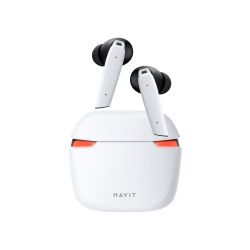   Havit TW929 PRO TWS, White, Bluetooth V5.3, ,  13 ,  , USB-C, 40 mAh / 400 mAh -  9