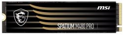 SSD  MSI Spatium M480 Pro 1Tb PCI-E 4.0 x4 M.2 2280 (S78-440L2P0-P83)