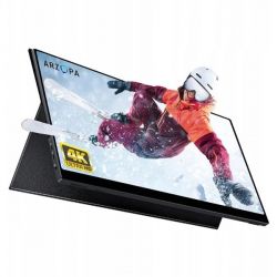  14" Arzopa E1 Extreme Slim, Black, WLED, IPS, 3840x2160, 16:9, 5 , 60 , 250 /, 800:1, 178/178, 2xType-C/ mini-HDMI, 2x1W