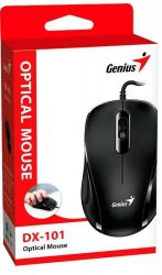  Genius DX-101, Black, USB, , 1000 dpi, 3 , 1.5  -  3