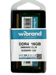  SO-DIMM, DDR4, 16Gb, 2666 MHz, Wibrand, 1.2V, CL19 (WI2666DDR4S/16GB) -  3