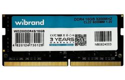 ' SO-DIMM, DDR4, 16Gb, 3200 MHz, Wibrand, 1.2V, CL22 (WI3200DDR4S/16GB)