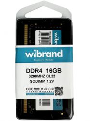 ' SO-DIMM, DDR4, 16Gb, 3200 MHz, Wibrand, 1.2V, CL22 (WI3200DDR4S/16GB) -  3