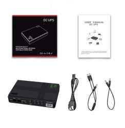      TTN DC1018P, Black, 10400 mAh (18Wh), 1xDC (12V/1A), 1xDC (9V/1A), 1xDC (5V/2A), 1xUSB (5V/2A), PoE 15V/24V -  4