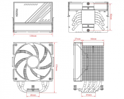    ID-Cooling FROZN A610 ARGB, 120 , 6  , /, Intel: 1700, 1200, 1150, 1151, 1155, 1156, AMD: AM4/AM5, 500200 ~ 200010% /, 29.85dB(A) Max, 15494120 , 4-pin PWM,  250 