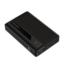    20000 mAh, ColorWay, Black, 65 , 2xType-C (PD3.0) / 1xUSB (QC4.0),  LED  (CW-PB200LPA3BK-PDD) -  2