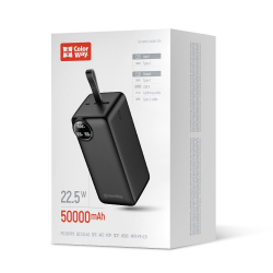  ColorWay 50000 mAh (CW-PB500LPA4BK-PDD) Black -  7