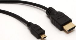  HDMI - micro HDMI 2  Atcom Black, v1.4a, Blister (RH-Z1185B) -  1
