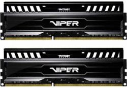 ' 8Gb x 2 (16Gb Kit) DDR3, 1600 MHz, Patriot Viper 3, Black, 9-9-9-24, 1.5V,   (PV316G160C9K)