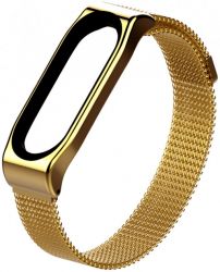      Xiaomi Mi Band 3/4 Metal Melanese Loop, Gold