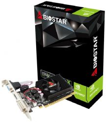  GeForce 210, Biostar, 1Gb GDDR3, 64-bit, VGA/DVI/HDMI, 589/1333 MHz, Low Profile (VN2103NHG6-TBARL-BS2)