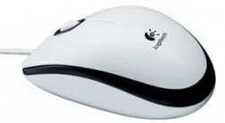  Logitech M100, White, USB, , 1000 dpi, 3  (910-005004) -  2