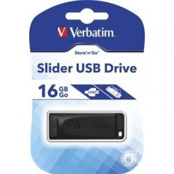 Verbatim Slider Black 16 Gb (98696) -  2