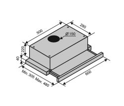  Ventolux GARDA 60 BK/BG (1100) SMD LED -  7