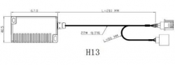  Led Prime-X R1 H13  (2 .)