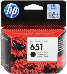  HP 651 (C2P10AE), Black, DJ Ink Advantage 5575/5645/OfficeJet 202