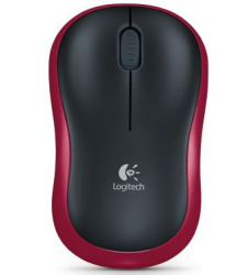  LOGITECH Wireless Mouse M185 RED,EER2 -  2