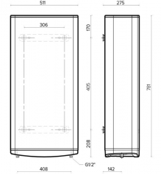  Ariston Velis Tech 50 EU (3100917) -  4