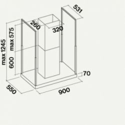  Falmec EUROPA IS 90 Stainless Steell 800 (CEUI90.E10P2#ZZZI491F) -  2