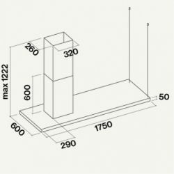  Falmec LUMEN IS.175 IX 800 Left (CLUI75.E1P2#NEUI490F) -  4