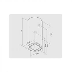  Elica TUBE PRO WH/A/43 -  3